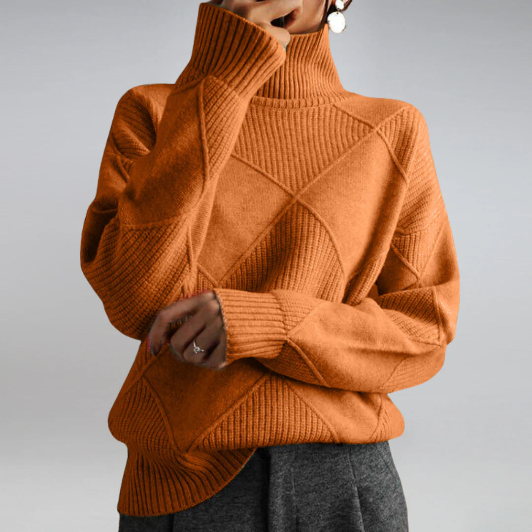 Livorae Wool Turtleneck Sweater