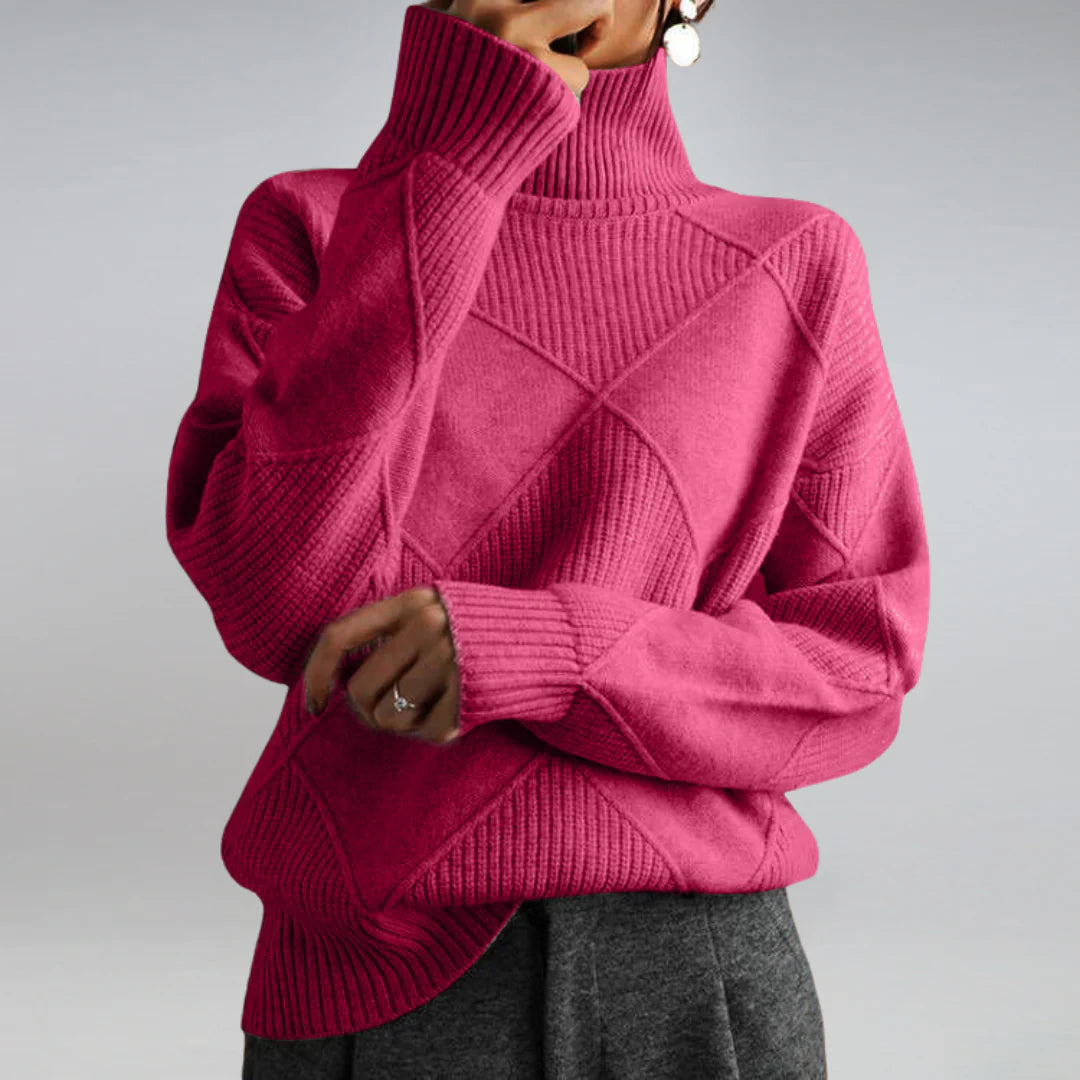 Livorae Wool Turtleneck Sweater