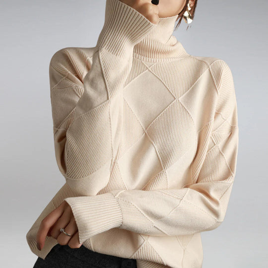 Livorae Wool Turtleneck Sweater