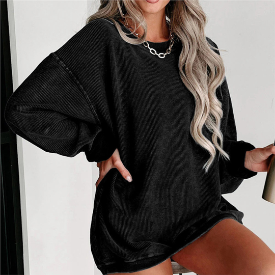 Velisse Oversized Crewneck Sweater
