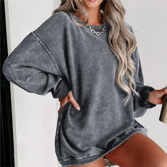 Velisse Oversized Crewneck Sweater