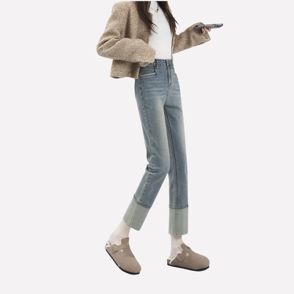 Mirel High Waisted Wide Leg Jeans