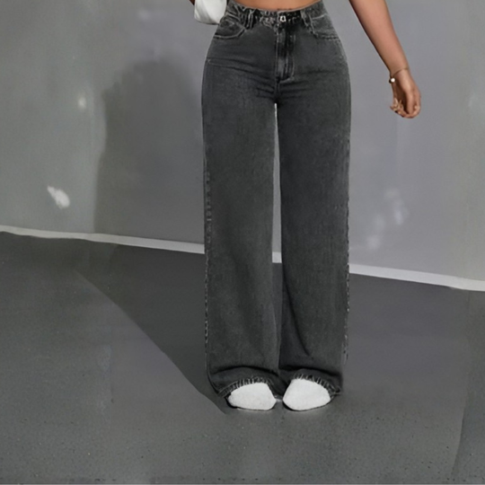 Sora High Waisted Straight Leg Jeans