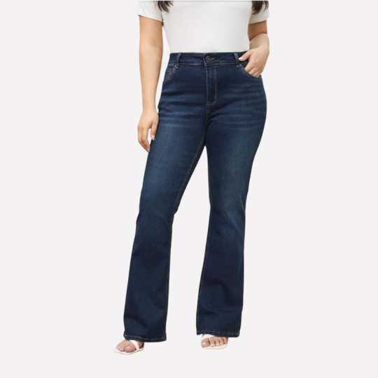 Sora High Waisted Straight Leg Jeans