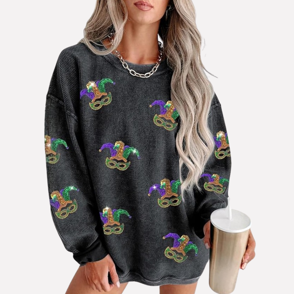 Velisse Oversized Crewneck Sweater