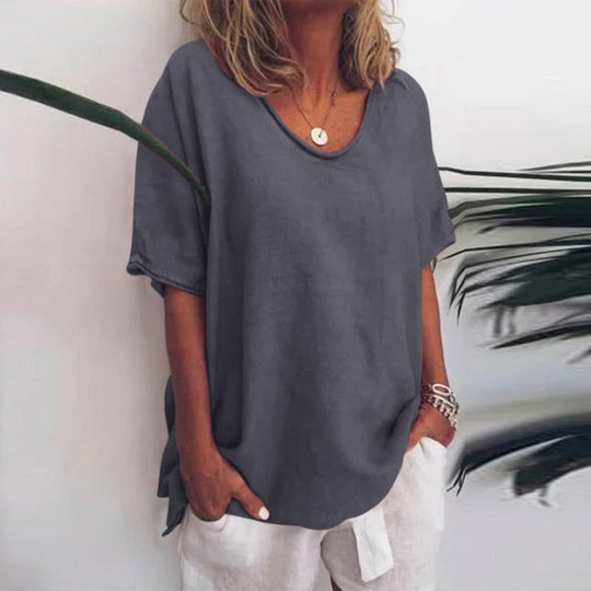 Dorelia V-Neck Flow T-Shirt