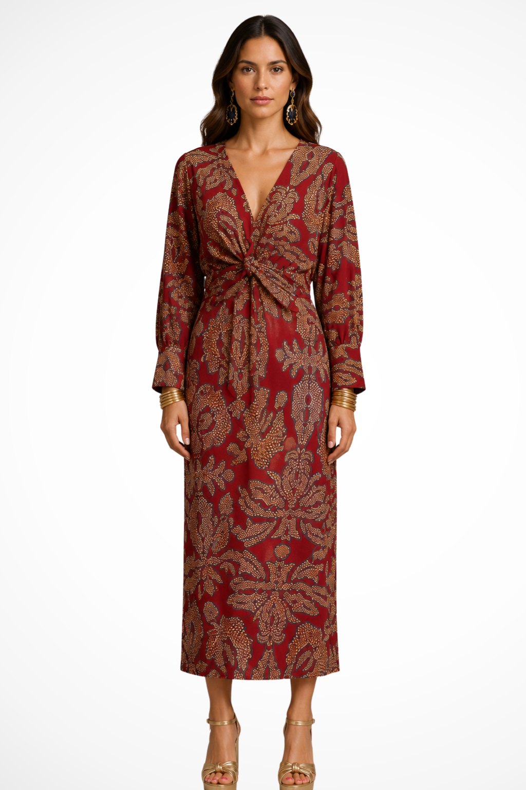 Mimosia Printed Maxi Dress With