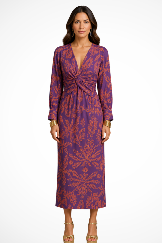 Mimosia Printed Maxi Dress With