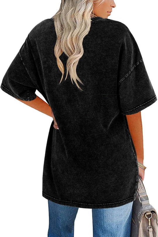 Bellisse Vintage Oversized T-Shirt with Oversized Fit and Soft Fabric