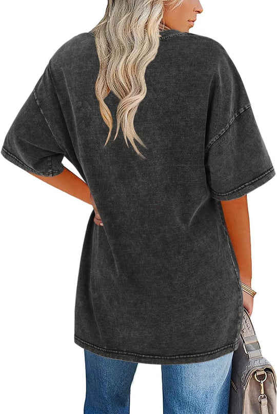 Bellisse Vintage Oversized T-Shirt with Oversized Fit and Soft Fabric