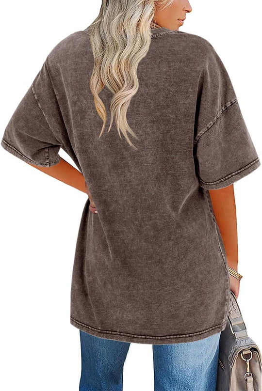 Bellisse Vintage Oversized T-Shirt with Oversized Fit and Soft Fabric