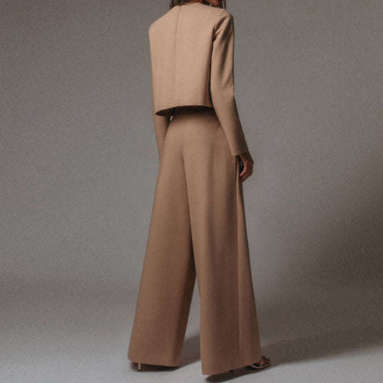 Virelina Cotton Palazzo Two Piece Set