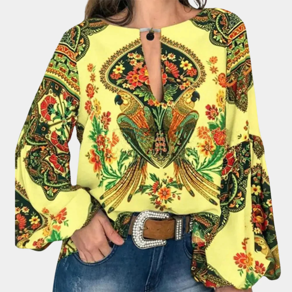 Serenelle Lightweight Floral Blouse