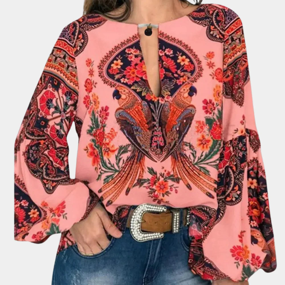 Serenelle Lightweight Floral Blouse