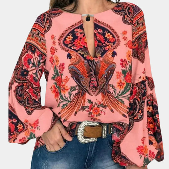 Serenelle Lightweight Floral Blouse