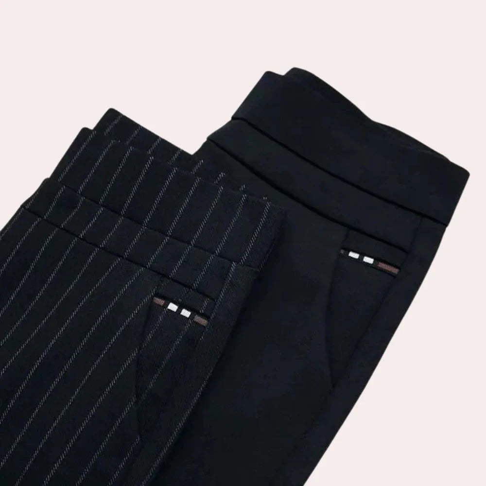 Cielara Stretch High-Waisted Trousers