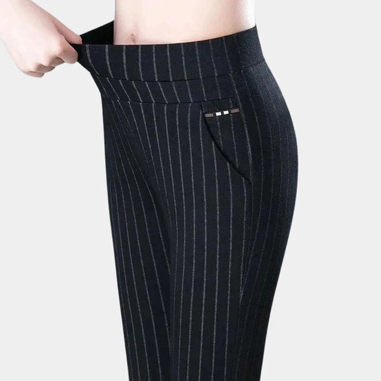 Cielara Stretch High-Waisted Trousers