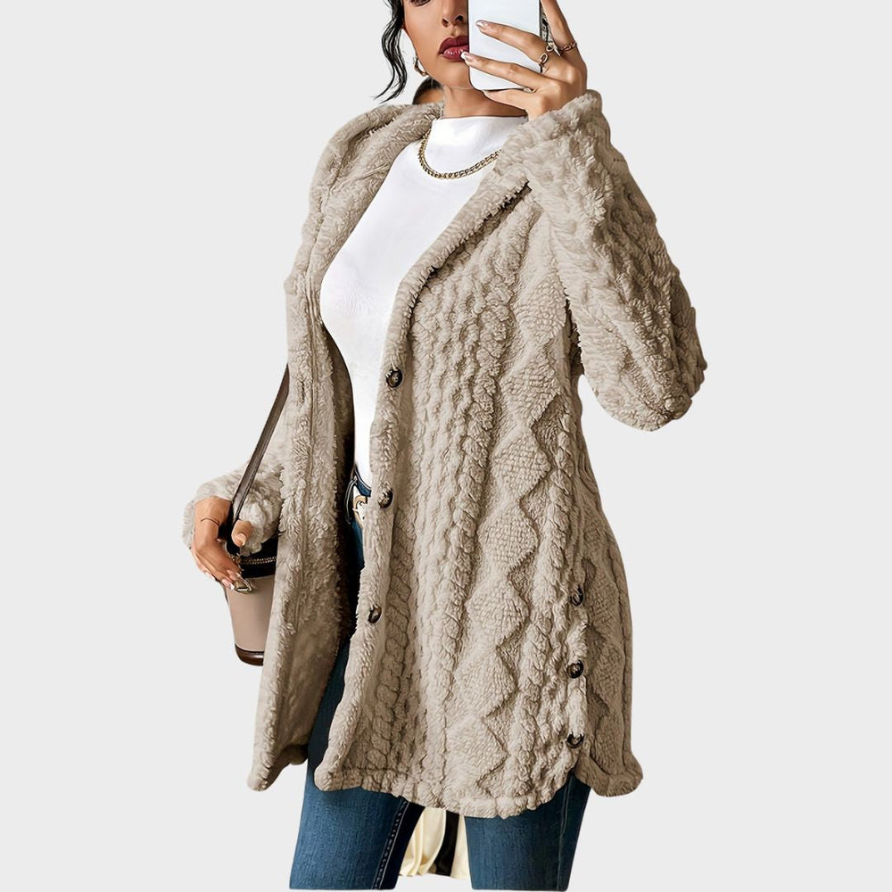 Rena Soft Hooded Cardigan