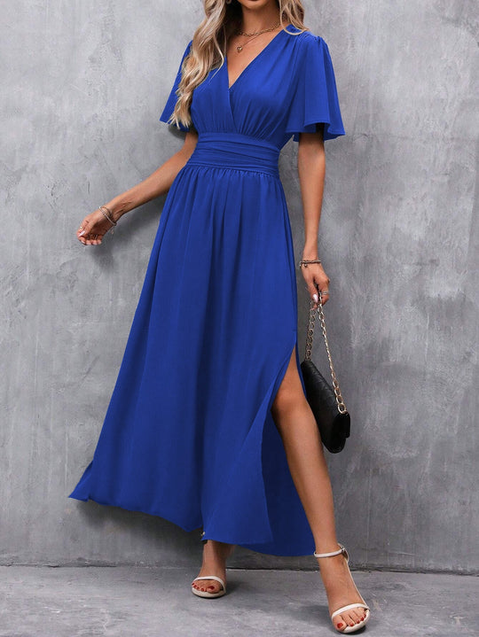 Claudia V-Neck Maxi Dress