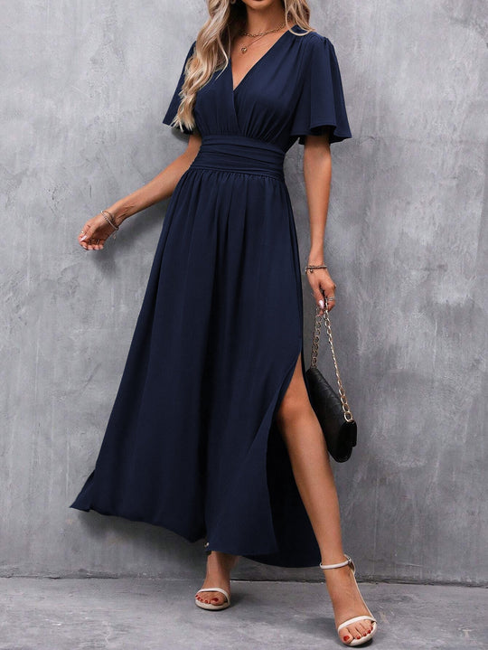 Claudia V-Neck Maxi Dress