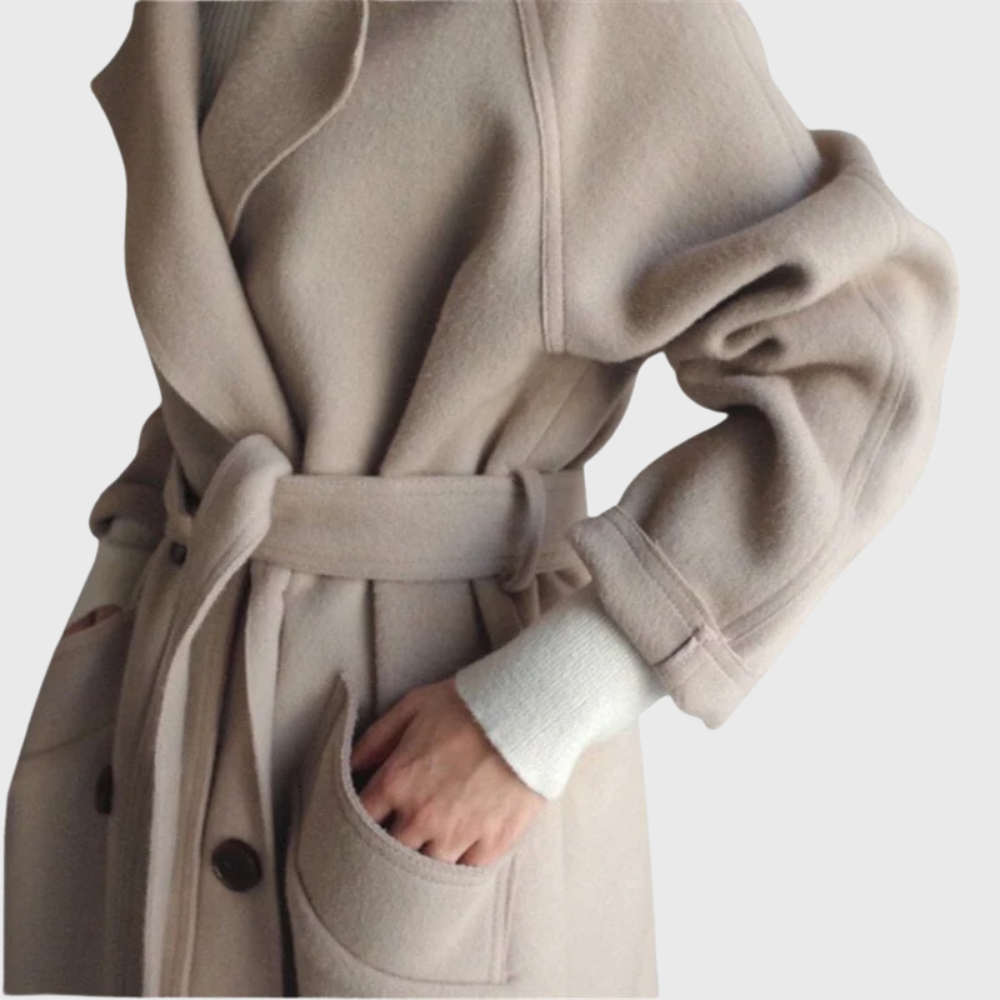 Elaine Open Front Longline Overcoat