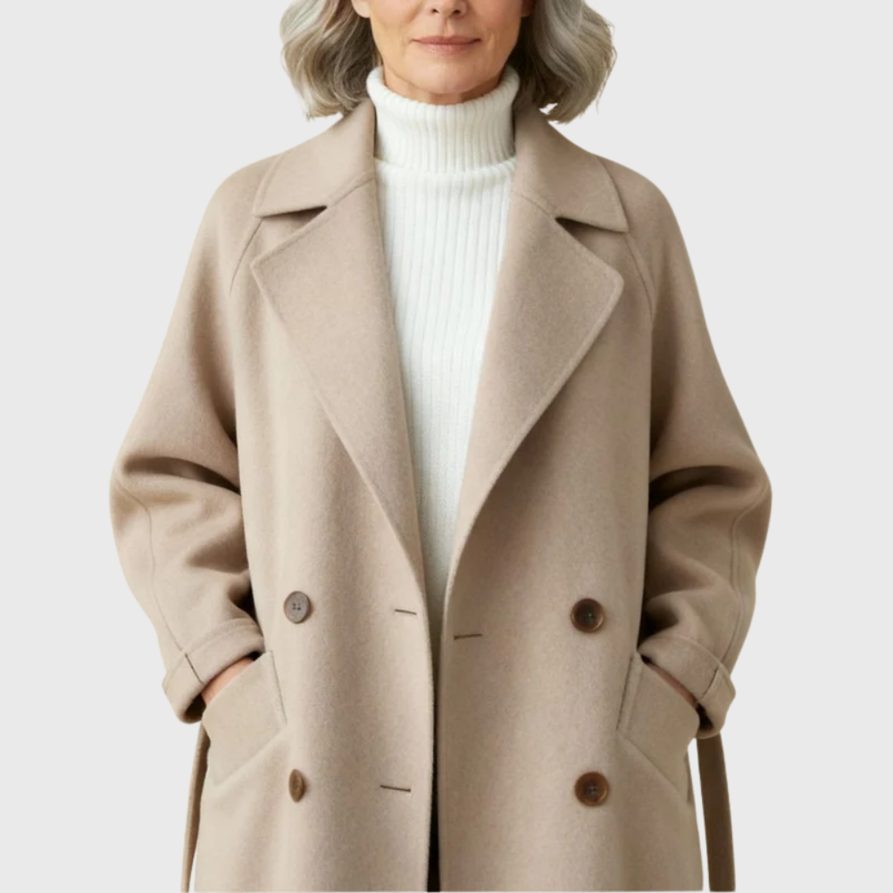 Elaine Open Front Longline Overcoat