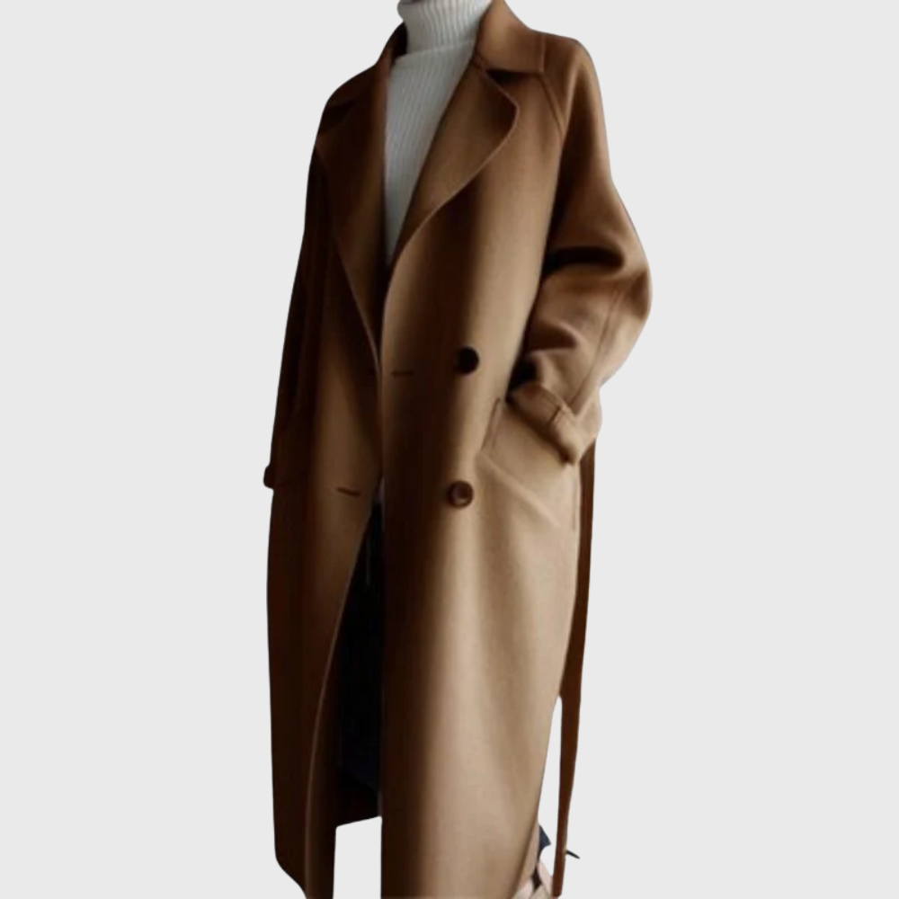 Elaine Open Front Longline Overcoat