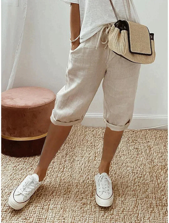 Liore Short Linen Breezy Pants