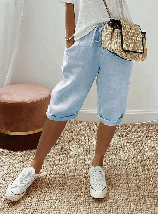 Liore Short Linen Breezy Pants