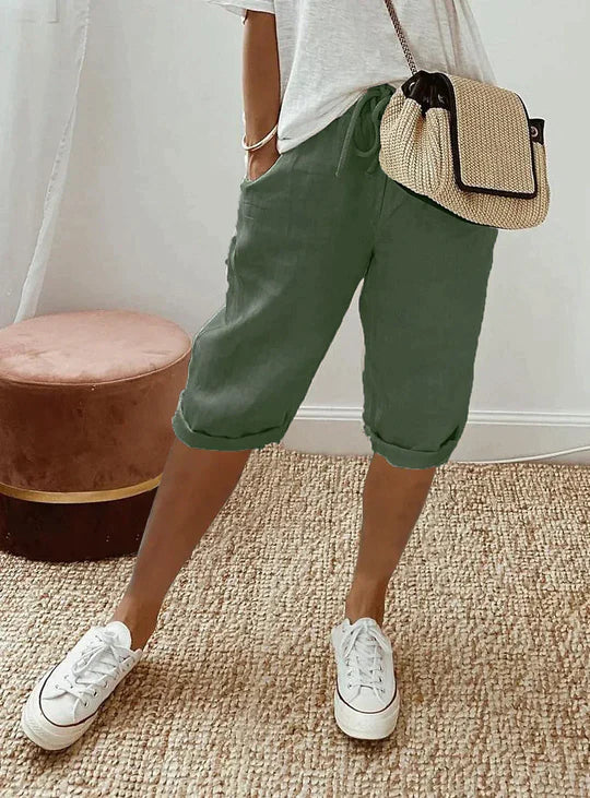 Liore Short Linen Breezy Pants