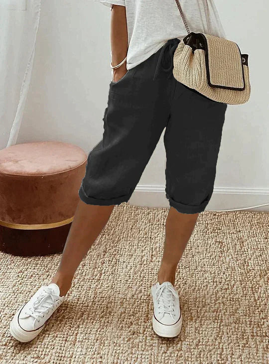 Liore Short Linen Breezy Pants