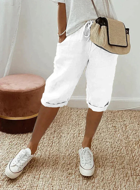 Liore Short Linen Breezy Pants