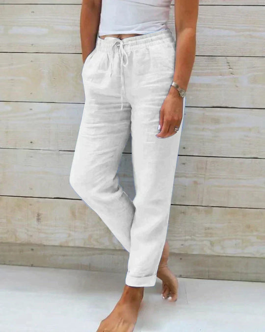 Cielisse Linen Design Pants