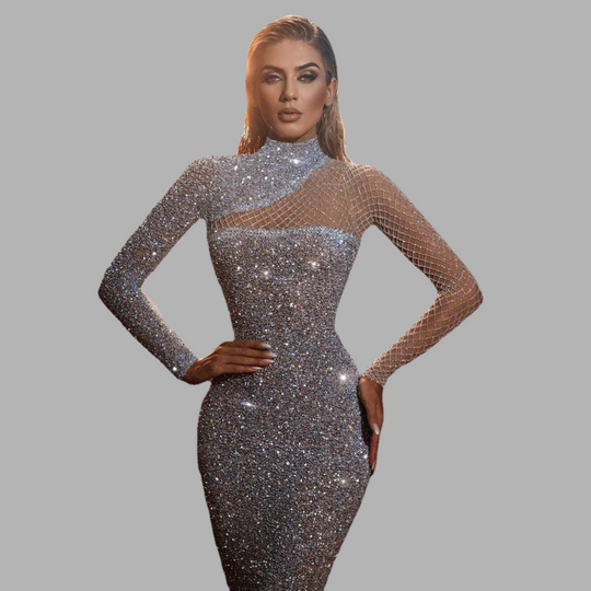 Samantha Sequin Glam Gown