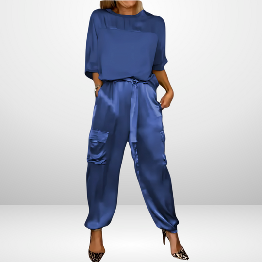 Noélisse Satin Two Piece Set