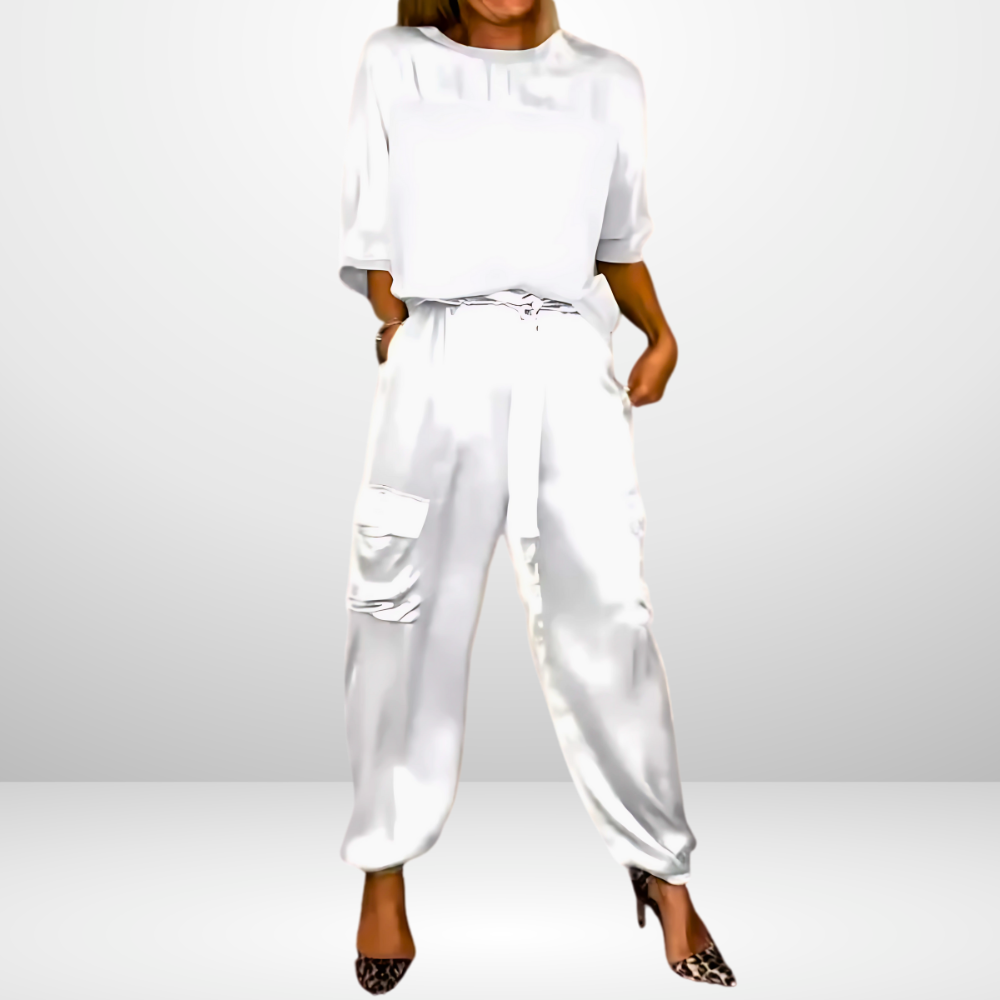 Noélisse Satin Two Piece Set