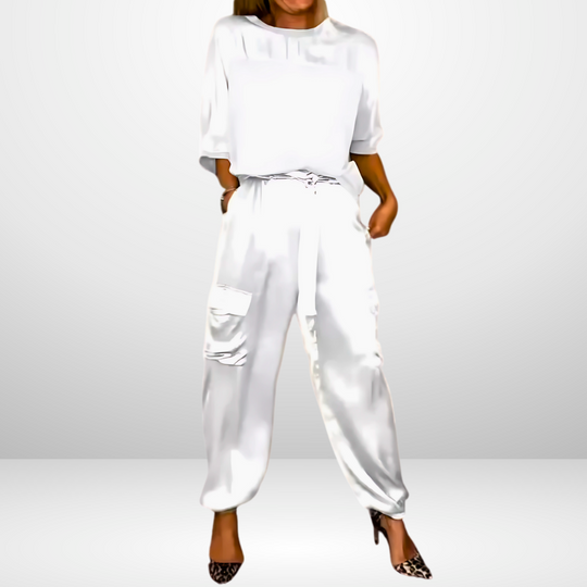 Noélisse Satin Two Piece Set