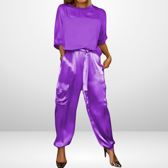 Noélisse Satin Two Piece Set