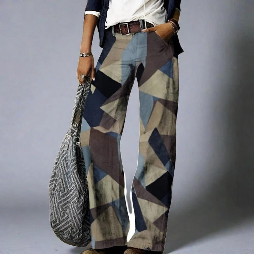 Rosella Straight Leg Print Jeans