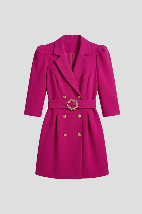 Myrle Front Button Blazer Dress