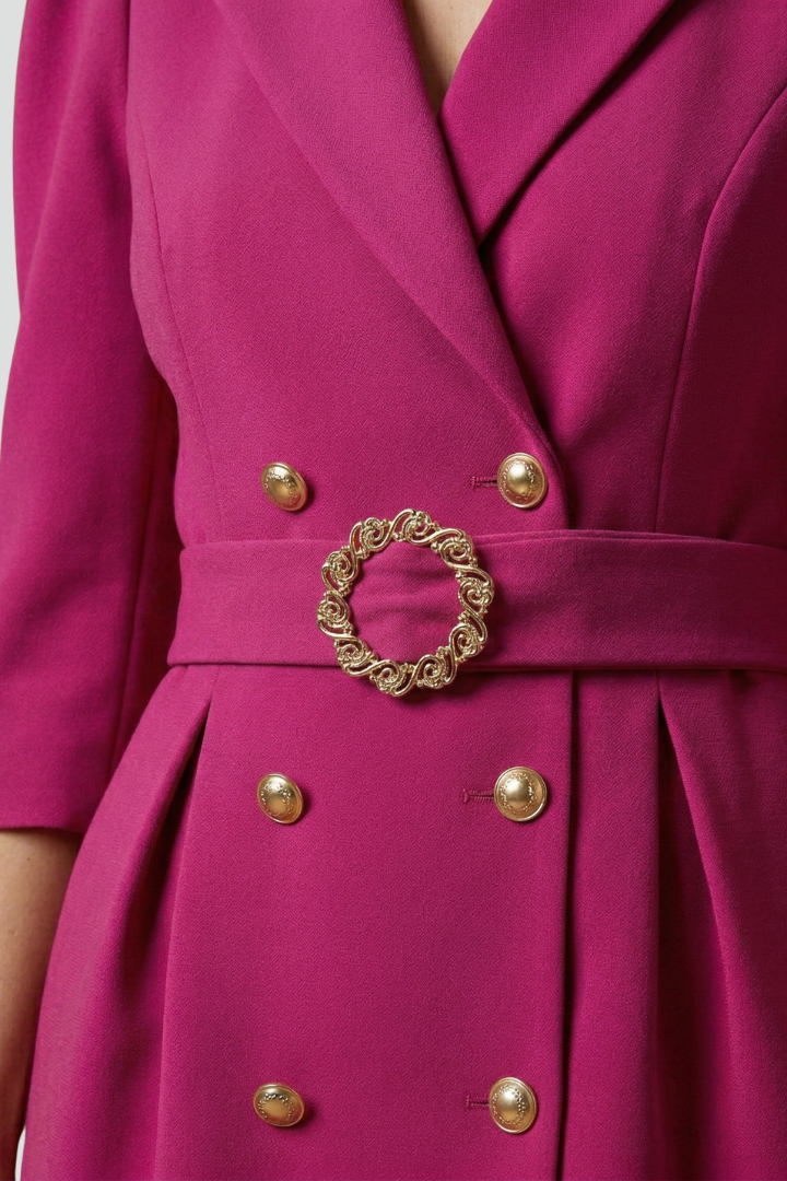Myrle Front Button Blazer Dress