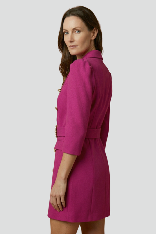 Myrle Front Button Blazer Dress