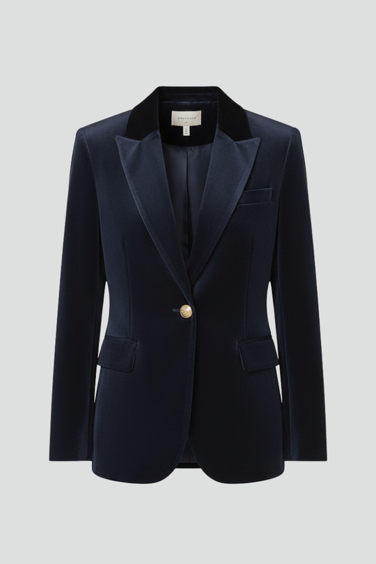 Tansy Lapel Single Button Blazer