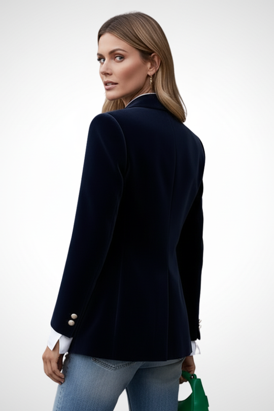 Tansy Lapel Single Button Blazer