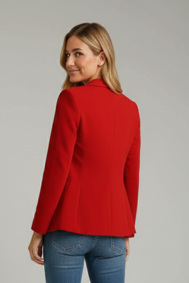 Oleander Notched Lapel Blazer
