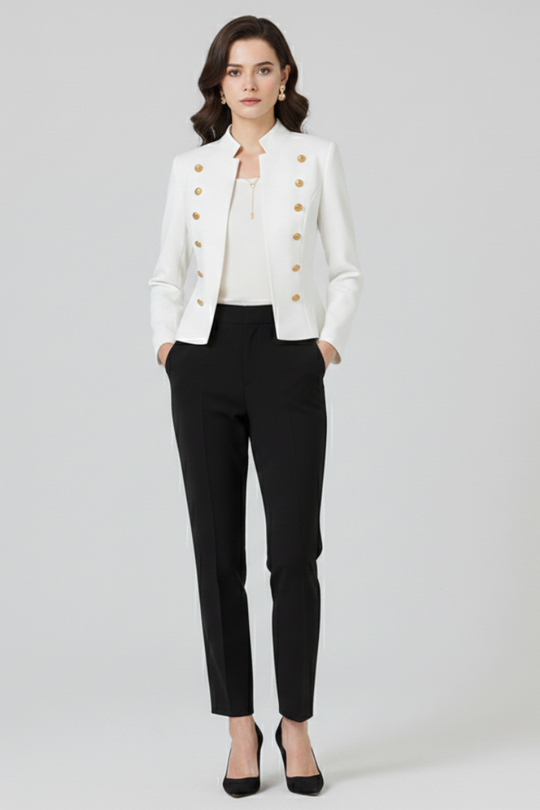 Cypress Stand Up Collar Blazer
