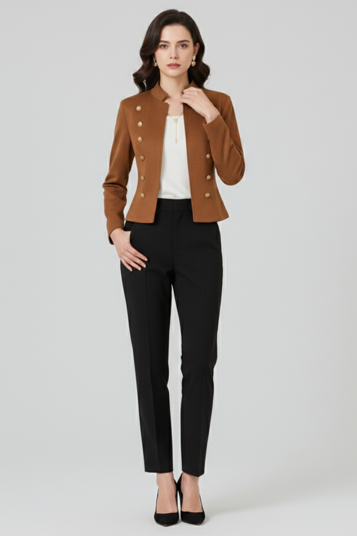 Cypress Stand Up Collar Blazer