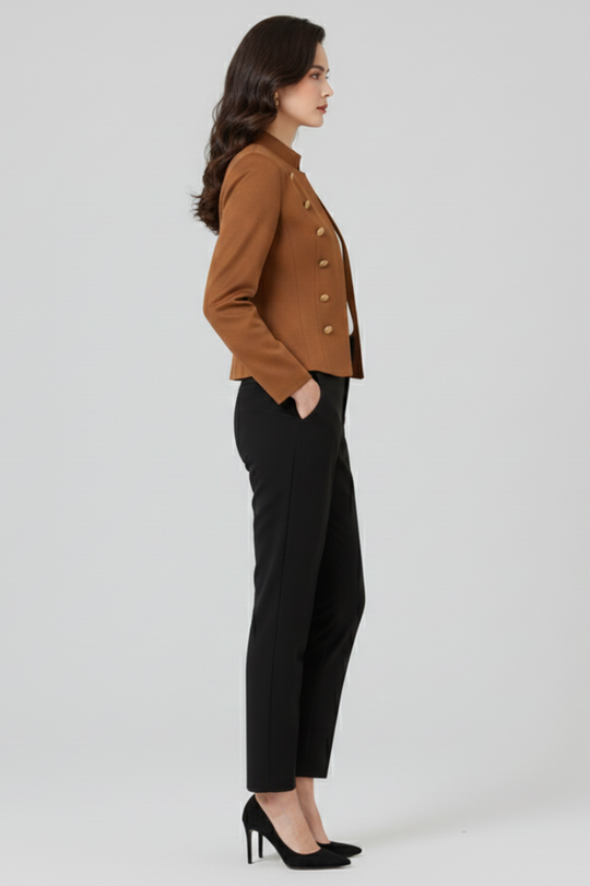 Cypress Stand Up Collar Blazer