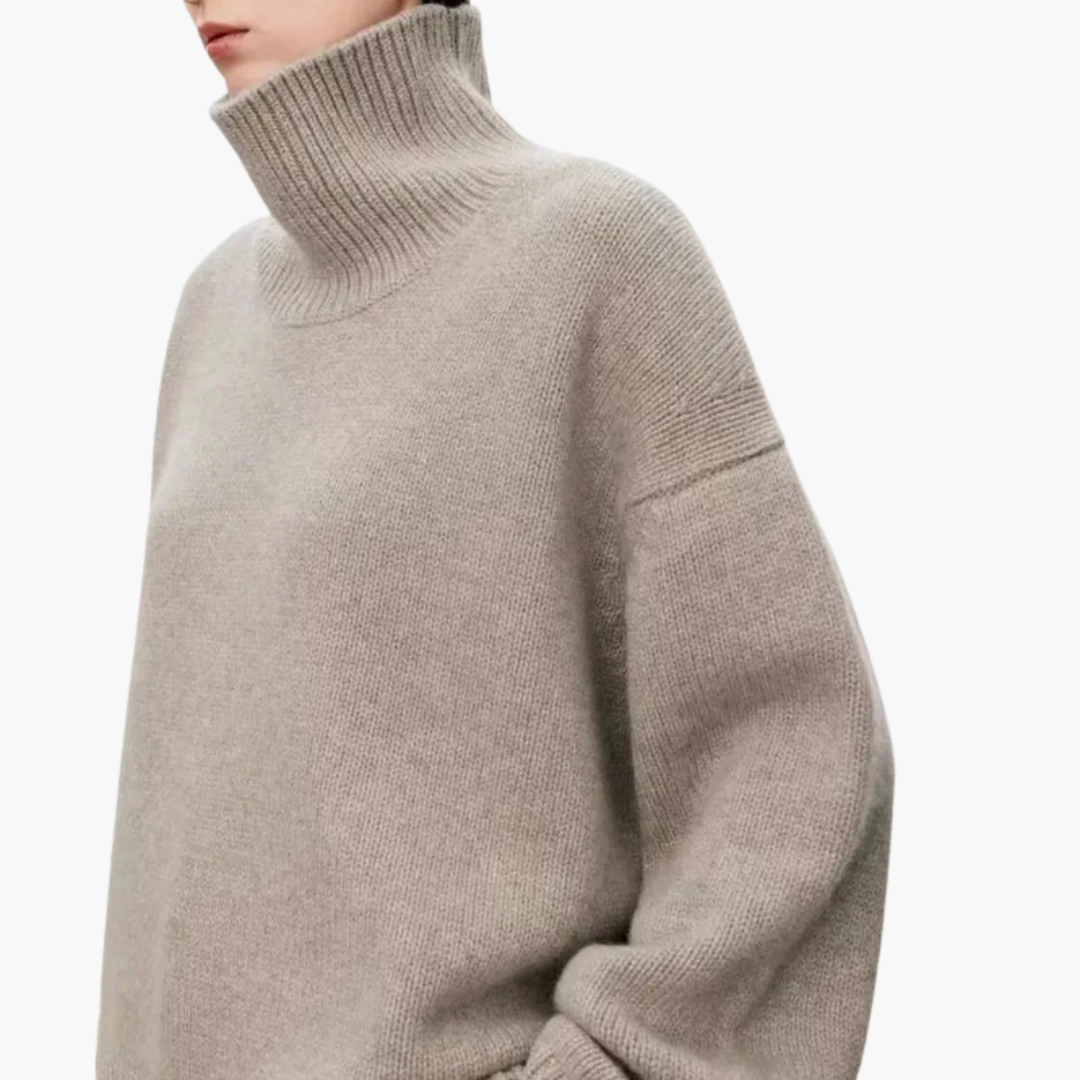 Eliorae Oversized High Neck Sweater
