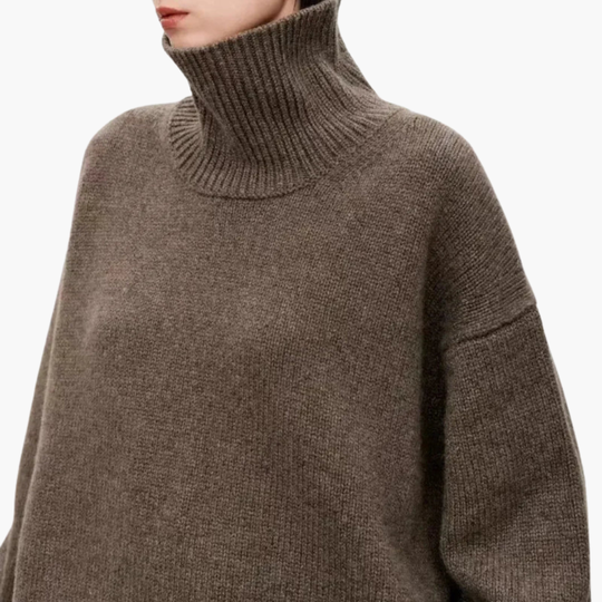 Eliorae Oversized High Neck Sweater